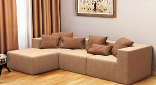 Бежевый диван в интерьере-3, Диван Драм